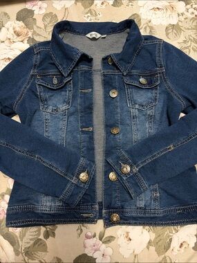 Mudd Girls Dark Blue Jean Jacket